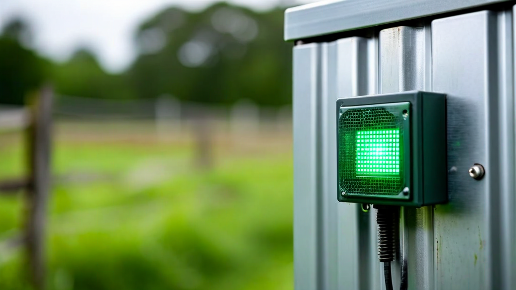FarmHQ hardware module mounted on pump panel